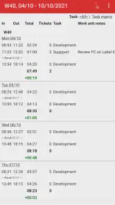 Zeiterfassung Pro screenshot