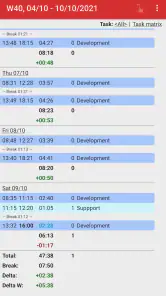 Zeiterfassung Pro screenshot