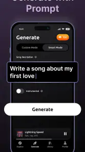 Zona AI Song & Music Generator screenshot