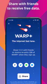 1.1.1.1 + WARP: Safer Internet screenshot