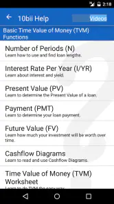 10bii Financial Calculator screenshot