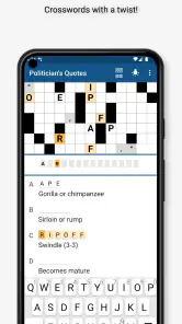 Acrostic Crossword Puzzles screenshot