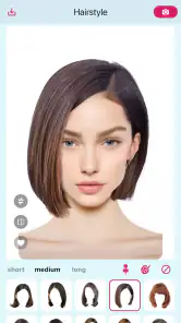 AI Hairstyle Try On・Wigs・Bangs screenshot