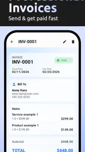 AI Invoice & Estimate Maker screenshot