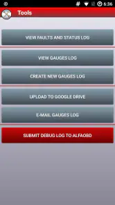 AlfaOBD screenshot