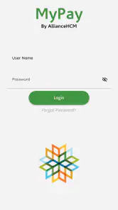 AllianceHCM MyPay screenshot