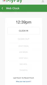 AllianceHCM MyPay screenshot
