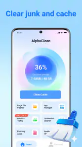 AlphaClean: Junk Cleaner screenshot