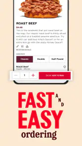 Arby's Fast Food Sandwiches screenshot
