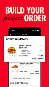 Arby's Fast Food Sandwiches screenshot