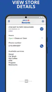 ARCO Rewards screenshot