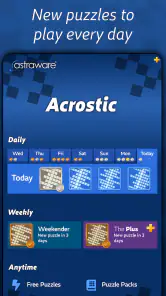 Astraware Acrostic screenshot