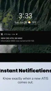 ATIS App screenshot