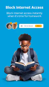 AT&T Secure Family® parent app screenshot