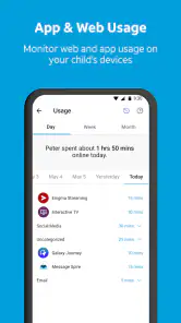 AT&T Secure Family® parent app screenshot