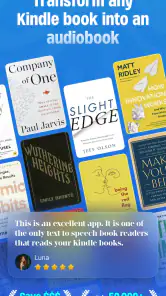 AudioBooks Unlimited to Kindle screenshot