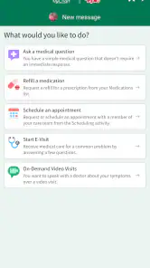 Avera MyChart screenshot