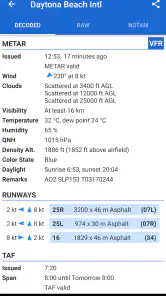 Avia Weather - METAR & TAF screenshot