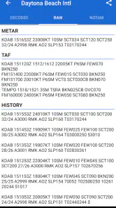 Avia Weather - METAR & TAF screenshot