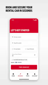 Avis Car Rental screenshot