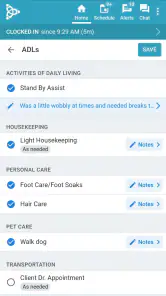 AxisCare Mobile screenshot