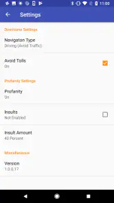 Back Seat Navigator screenshot