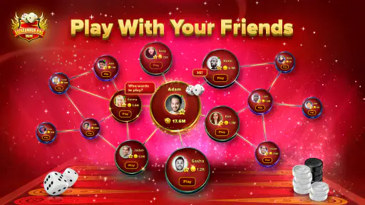 Backgammon King Online Games screenshot