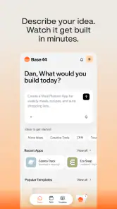 Base44: Build Apps with AI screenshot