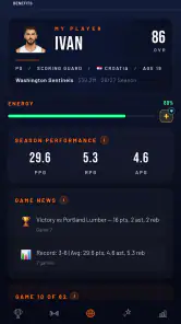 Basketball Career Sim 2026 screenshot