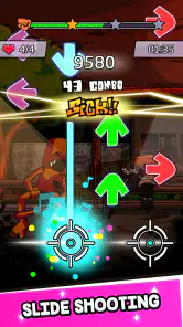 Beat Shooter Night: Rap Battle screenshot