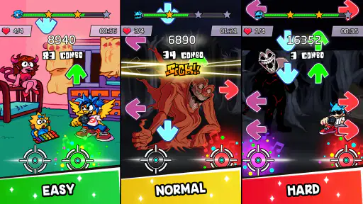 Beat Shooter Night: Rap Battle screenshot
