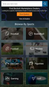 Beckett Mobile screenshot