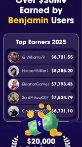 Benjamin - Earn Cash Rewards screenshot