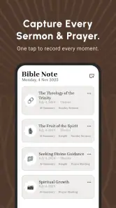 Bible Note Taker & Recorder screenshot