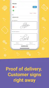 Bill of lading screenshot