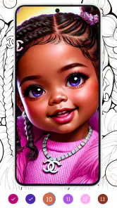 Black Color : Color By Number screenshot
