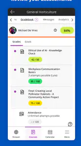 Blackboard screenshot