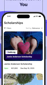 Bold.org: Scholarships screenshot