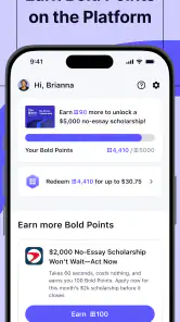 Bold.org: Scholarships screenshot