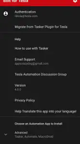 Bolt for Tesla - Tasker Plugin screenshot