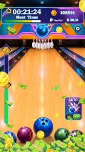 Bowling Ball - REAL MONEY GAME screenshot