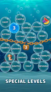 Bubble Associations: Word Game screenshot