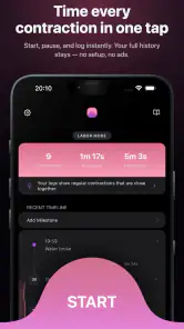 Bump Pulse: Contraction Timer screenshot