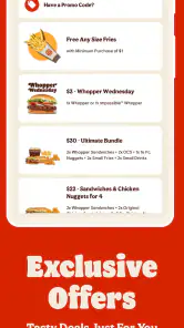 BURGER KING® App screenshot