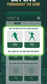 Caesars Sportsbook screenshot