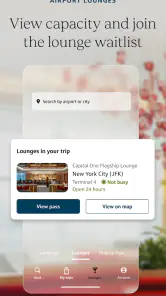 Capital One Travel screenshot