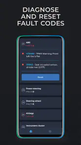 Carista OBD2 screenshot