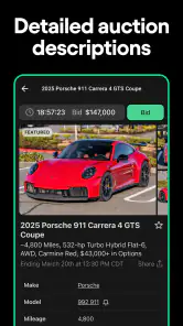 Cars & Bids screenshot