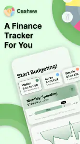 Cashew—Expense Budget Tracker screenshot