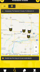 CAT Scale Locator screenshot